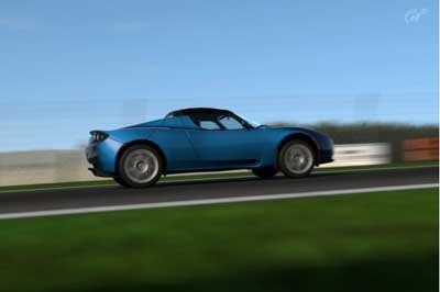 Tesla Roadster в профиль - Grand Turismo 5