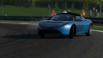 Tesla Roadster в новой игре